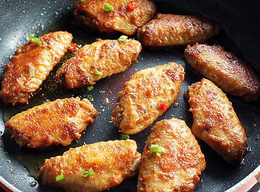 鸡中翅油煎 速冻产品摆拍 淘宝拍摄 烤翅