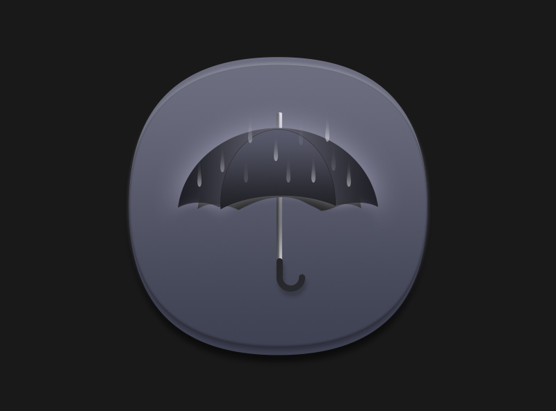 雨伞_icon临摹_活出自己活出范-站酷ZCOOL