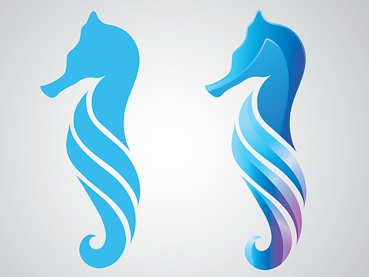 LOGO设计练习-Seahorse-海马