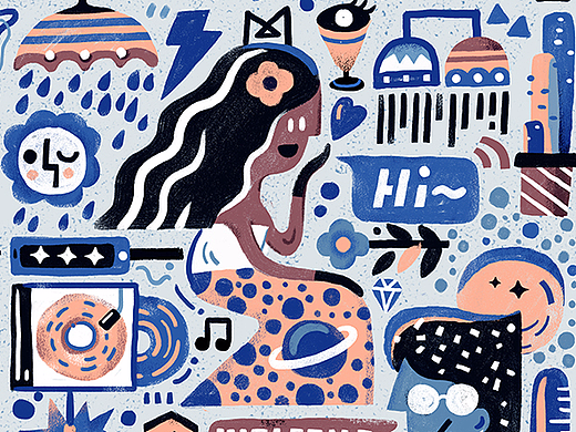 AIKON DESIGN 插画招贴