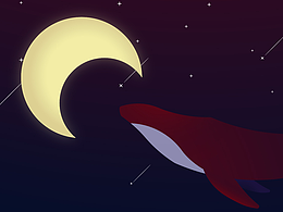 色彩練習(xí)——心中的鯨魚·思戀