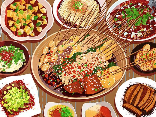 毕业设计绘本：《我的美食日记》＃青春答卷2017＃