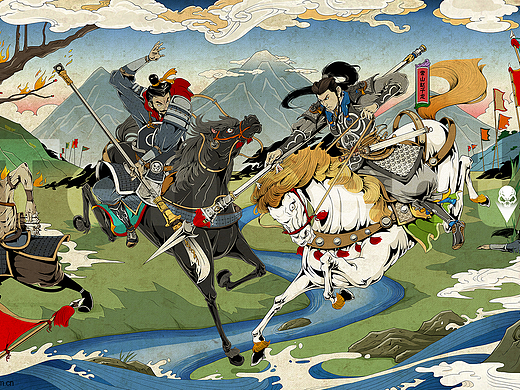 《刀锋铁骑》长卷