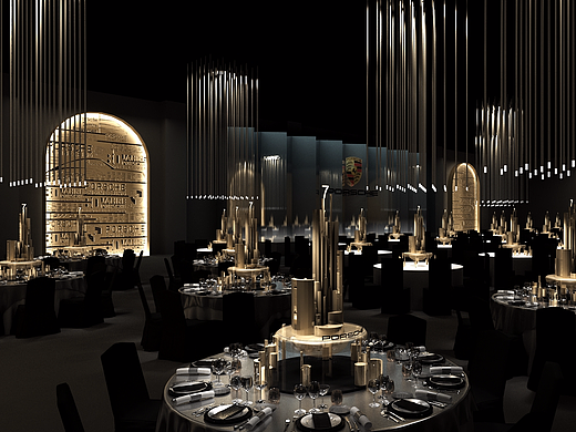 porsche dinner 