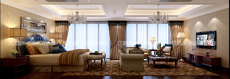 #欧式风格# #主卧#