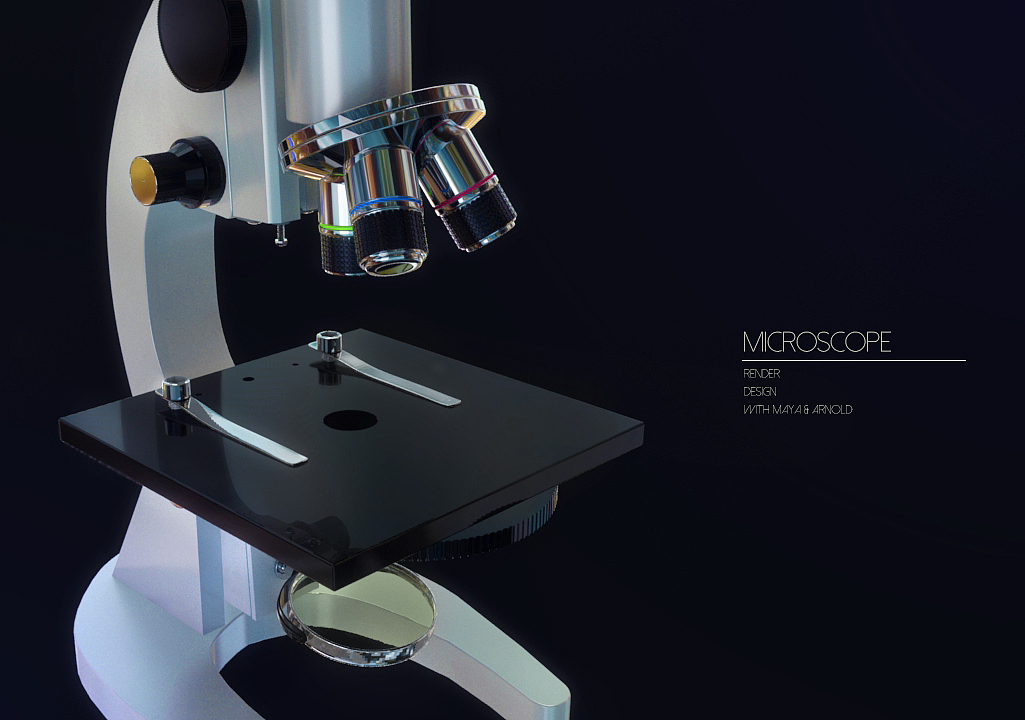 microscope,超写实渲染