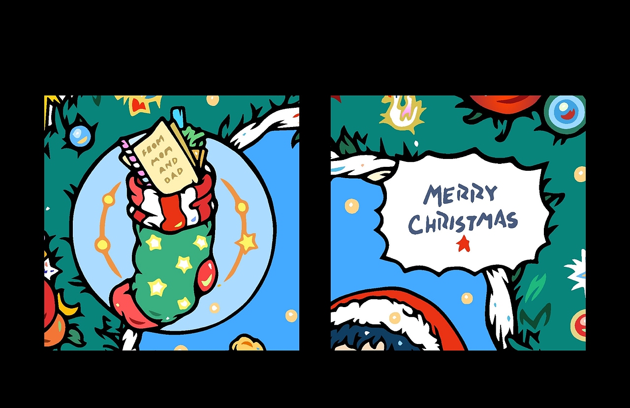 圣诞 - 游记（图ZMTM5ODIzMTY4） - 创作习作 - 站酷设计师叉烧加饭原创素材 - 站酷ZCOOL