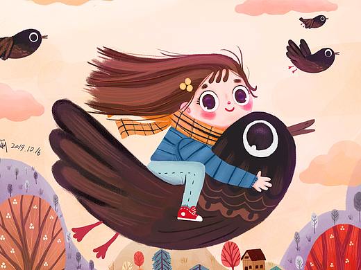 深秋季節(jié)（個人主頁-ZNDA1NDQ5NjQ=） - 創(chuàng)作習(xí)作 - 站酷設(shè)計師miss茉莉丶原創(chuàng)素材 - 站酷ZCOOL