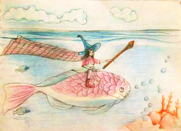 彩铅童话小故事