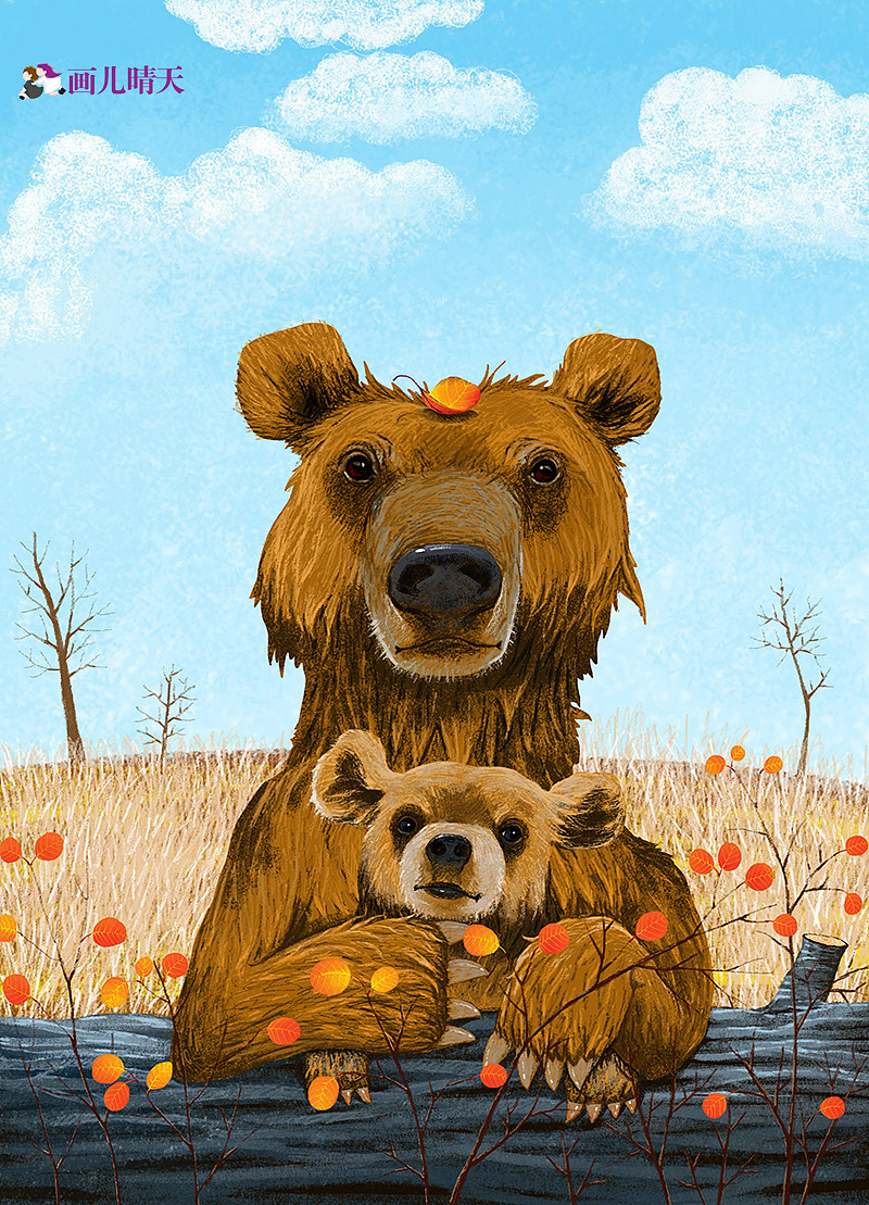 画儿晴天母亲节插画-母亲的爱最温暖（图ZNDgxNTQyNDA=） - 儿童插画 - 站酷设计师画儿晴天原创素材 - 站酷ZCOOL