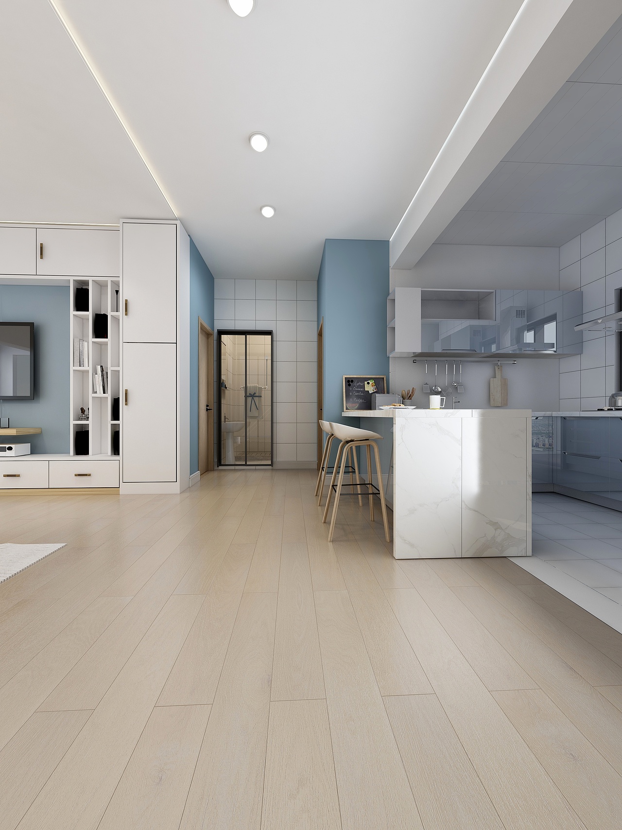 北欧风两居室60平（图ZMjI0NDE5NDEy） - 家装设计 - 站酷设计师姜肉肉原创素材 - 站酷ZCOOL