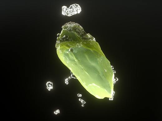 C4D oc材质 玉石