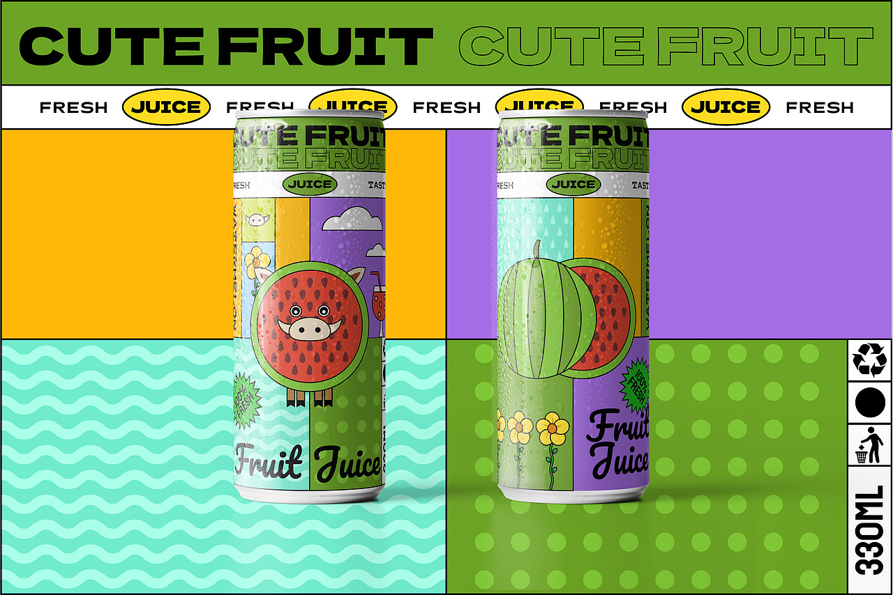 果汁易拉罐包装（图ZMjc3OTI5NjA0） - 包装 - 站酷设计师阿狸de姐姐原创素材 - 站酷ZCOOL