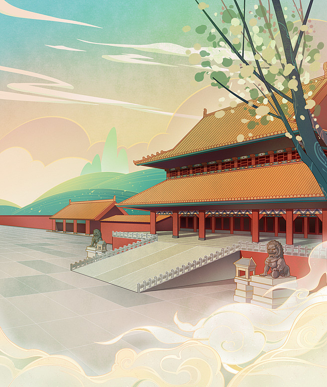 腾讯新文创插画（图ZMjgwODMwNDYw） - 商业插画 - 站酷设计师冬牧原创素材 - 站酷ZCOOL