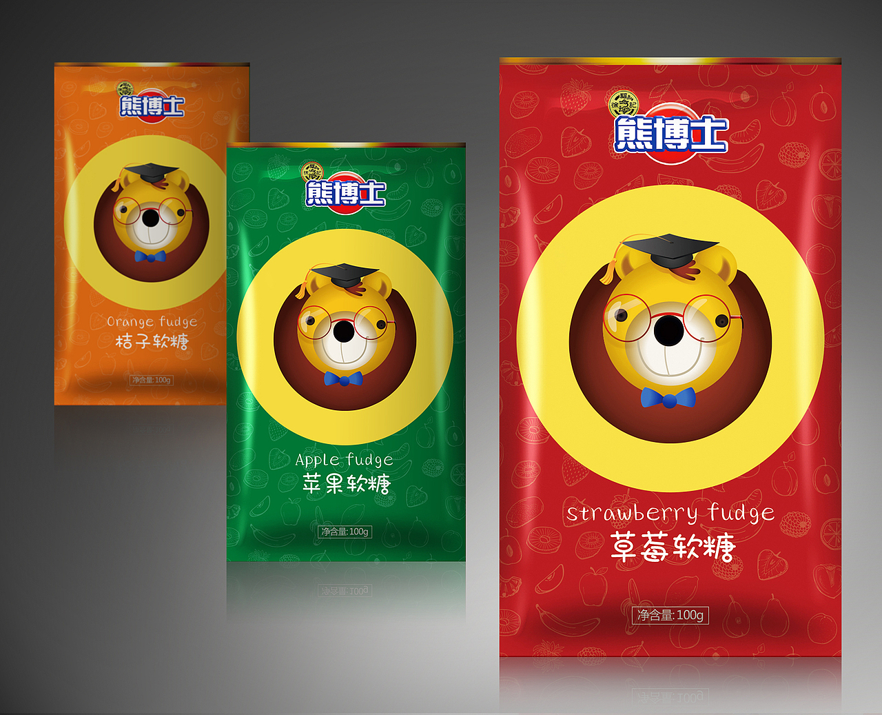 熊博士品牌卡通形象（图ZNzU0OTUyOTI=） - 包装 - 站酷设计师射手座的李小喵原创素材 - 站酷ZCOOL