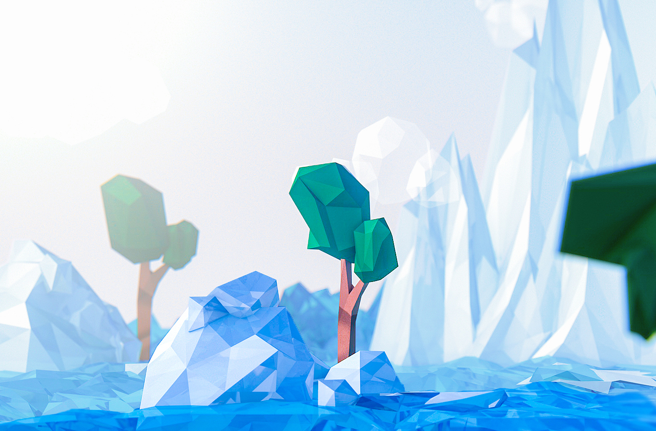 C4D练习冰山（图ZMTMzMjAxNTg4） - 创作习作 - 站酷设计师Colourful_原创素材 - 站酷ZCOOL