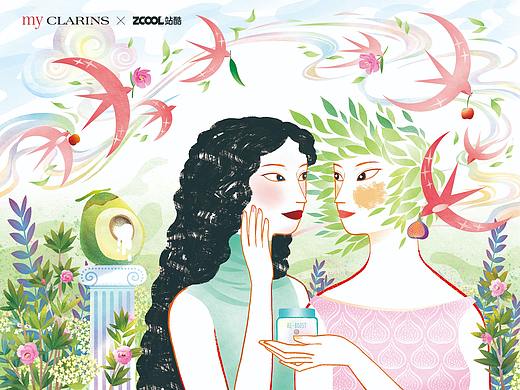 站酷x娇韵诗 #myCLARINS寻找天然好食肌#（个人主页-ZNTg3NjUyNDg=） - 海报 - 站酷设计师超自然少年A原创素材 - 站酷ZCOOL