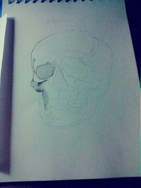 頭蓋骨（圖ZMTUyMzE3NjQ=） - 繪畫 - 站酷設(shè)計(jì)師鐵錘幺妹兒原創(chuàng)素材 - 站酷ZCOOL