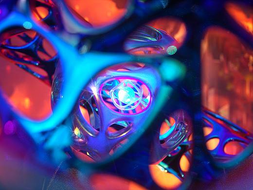 苦七君C4D教程007—镂空插件oc渲染薄膜金属