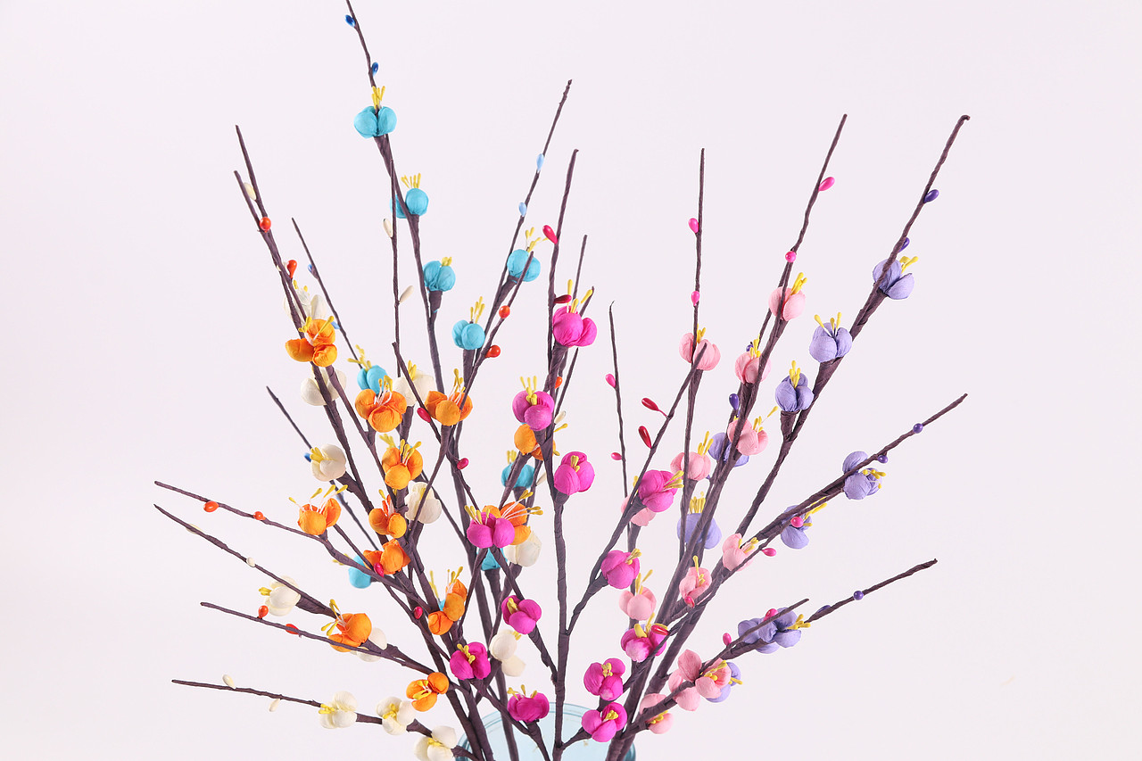 B10鲜花园艺\C02-仿真花果\V03仿真五彩桃花X1（图ZMjU1NzY2MTc2） - 产品摄影 - 站酷设计师图海网原创素材 - 站酷ZCOOL