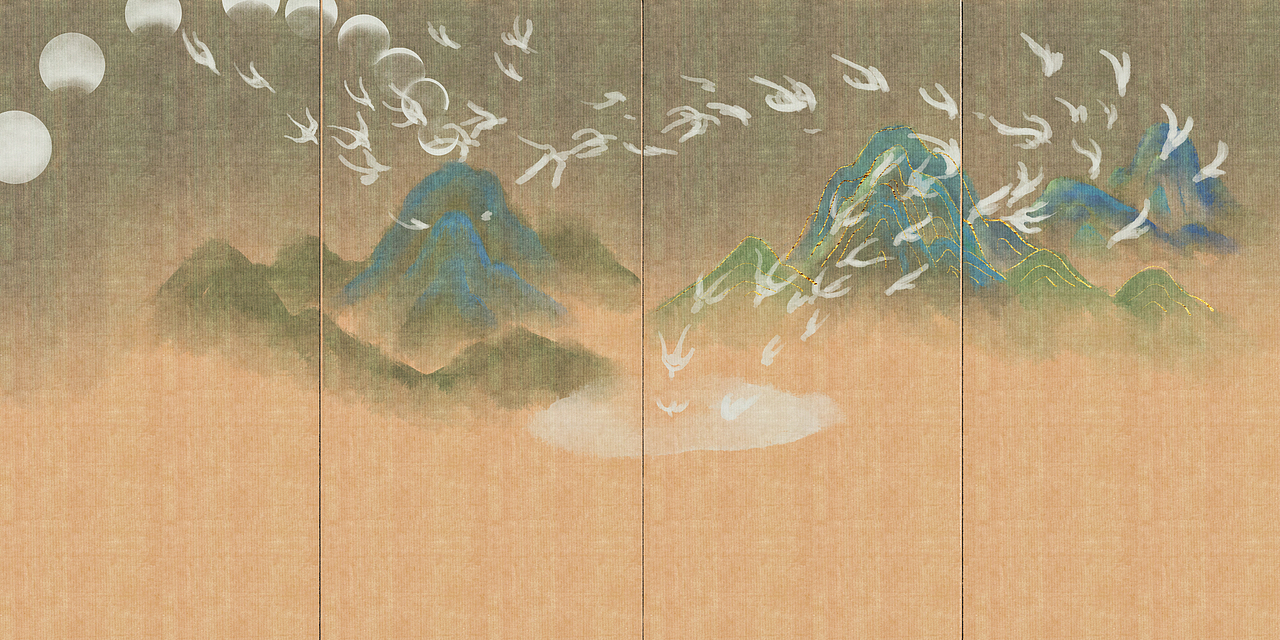 屏风-光鸟（图ZMjc3NTg5OTU2） - 创作习作 - 站酷设计师四夕www原创素材 - 站酷ZCOOL