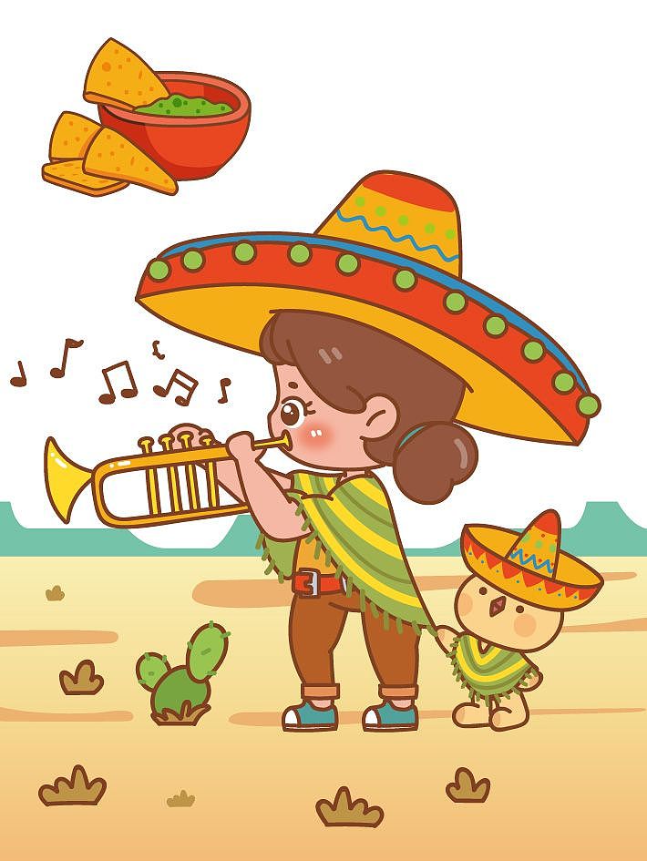 原创插画|一起出去踏青⑧