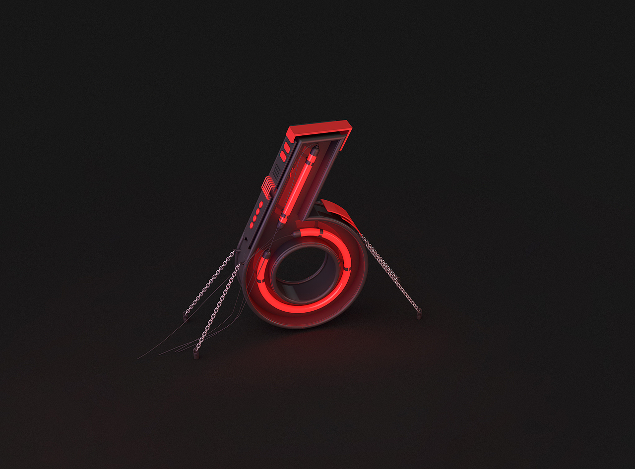 C4D霓虹燈-666666666666666（圖ZODAwODc5OTI=） - 機械/交通 - 站酷設(shè)計師一灰啊_SSS維原創(chuàng)素材 - 站酷ZCOOL