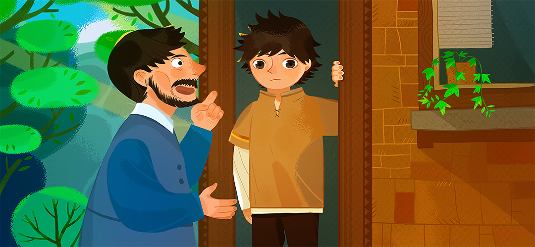 儿童绘本---去年的一组图（图ZMTkxNjUzODE2） - 儿童插画 - 站酷设计师一棵小土豆原创素材 - 站酷ZCOOL