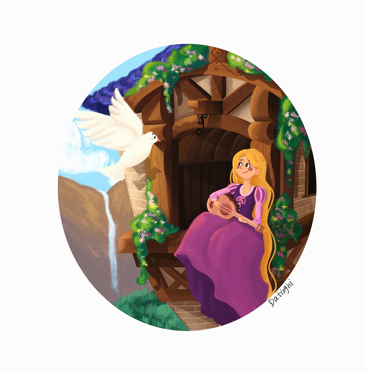 几张插画小练习（图ZMjE3MzYxNzQw） - 儿童插画 - 站酷设计师Datinghi原创素材 - 站酷ZCOOL