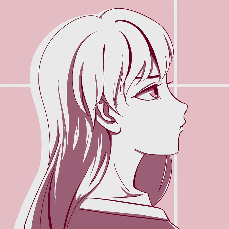 头像练习 哪个动漫人物都不是 随便画的