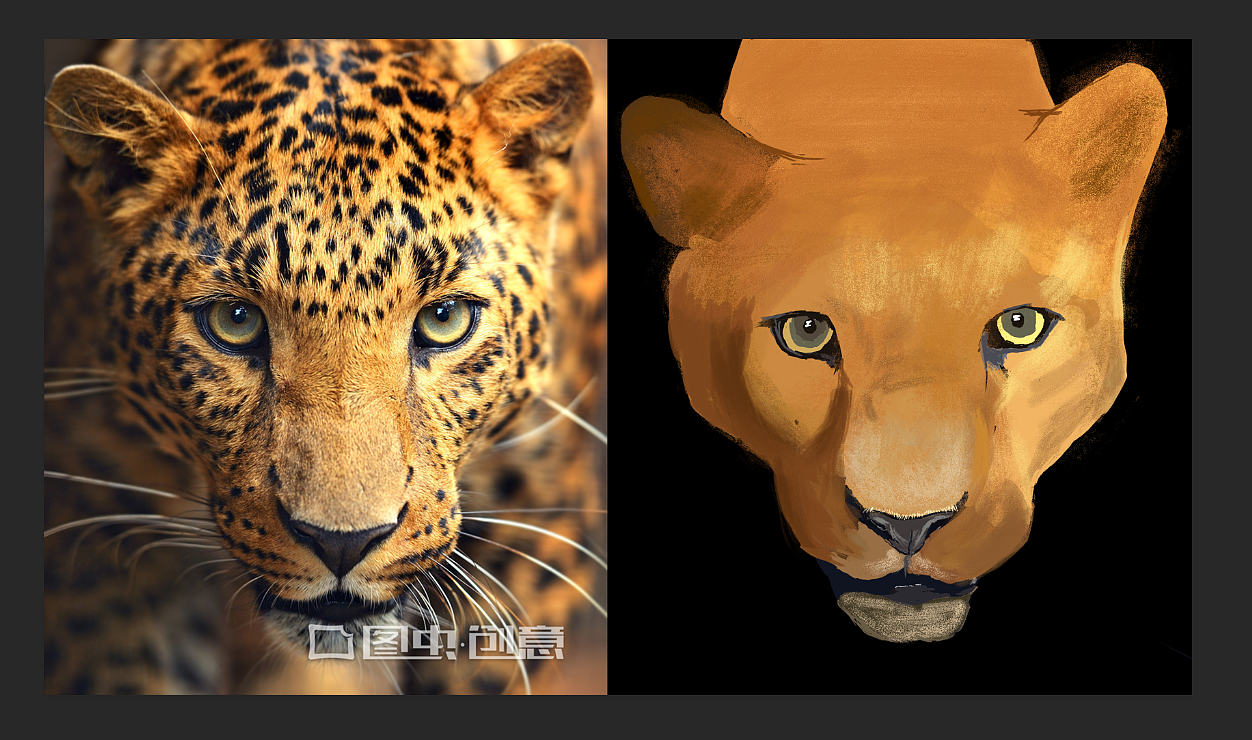 插画练习-豹（图ZMTgzOTUzMDY4） - 创作习作 - 站酷设计师西黛伯伯原创素材 - 站酷ZCOOL