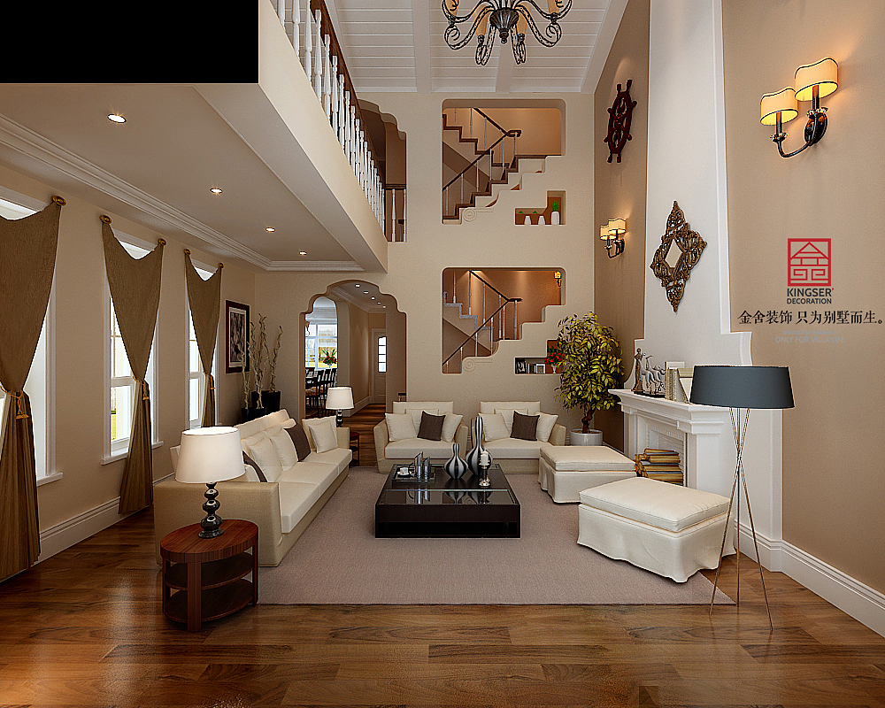 【纳帕溪谷别墅装修】-别墅300平米-北欧