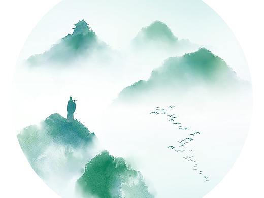 【中国风插画】烟雨青衫客