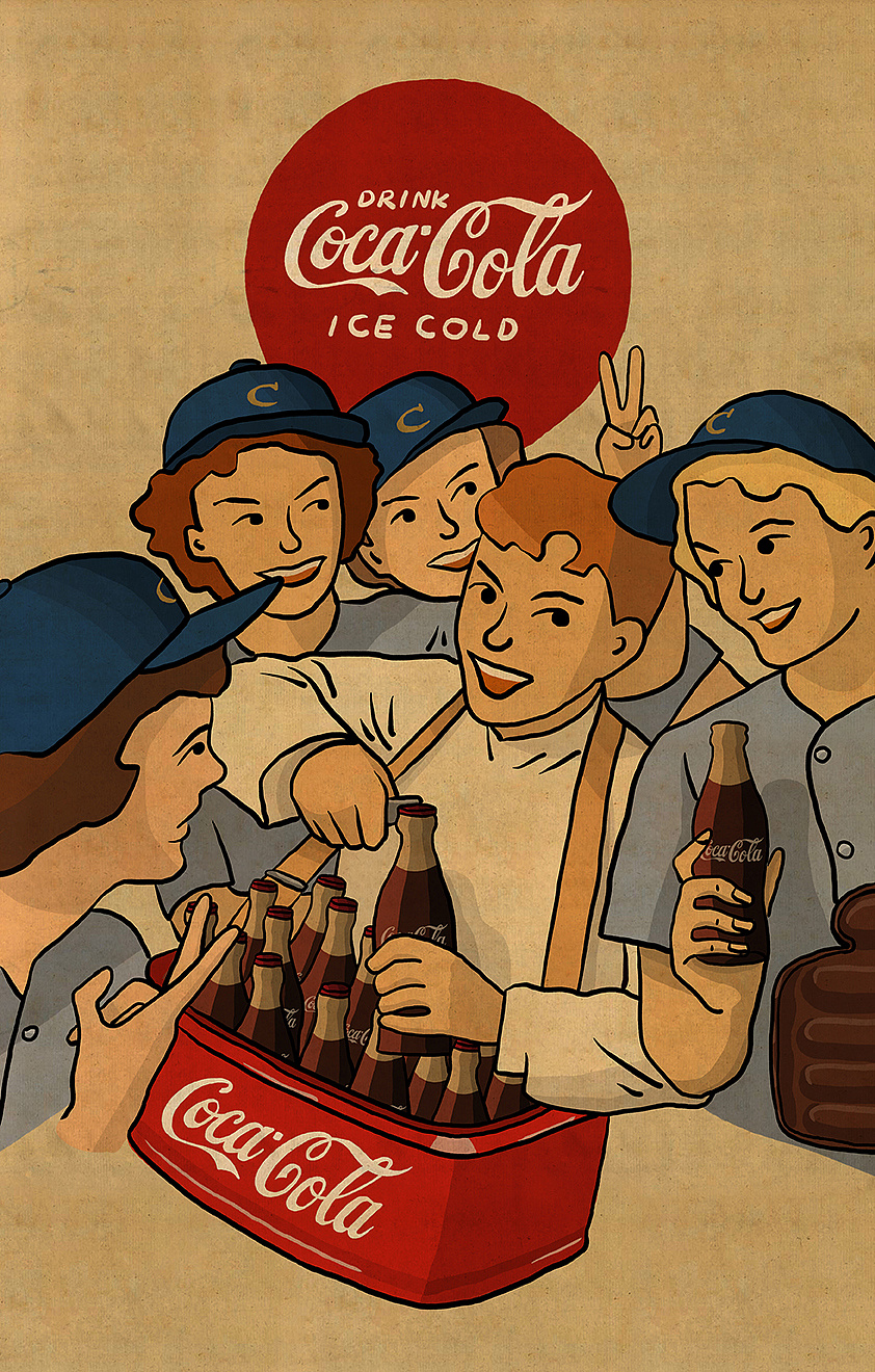 coca cola | 插画练习