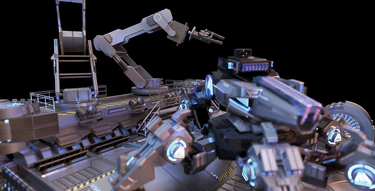 科幻机甲概念设计方案mechstorm试做机