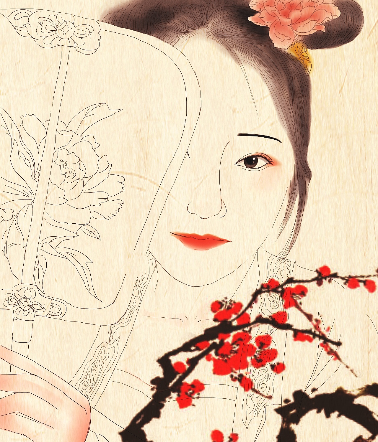自画像？（图ZNjI2Njk2MDQ=） - 创作习作 - 站酷设计师咩咩Alison原创素材 - 站酷ZCOOL