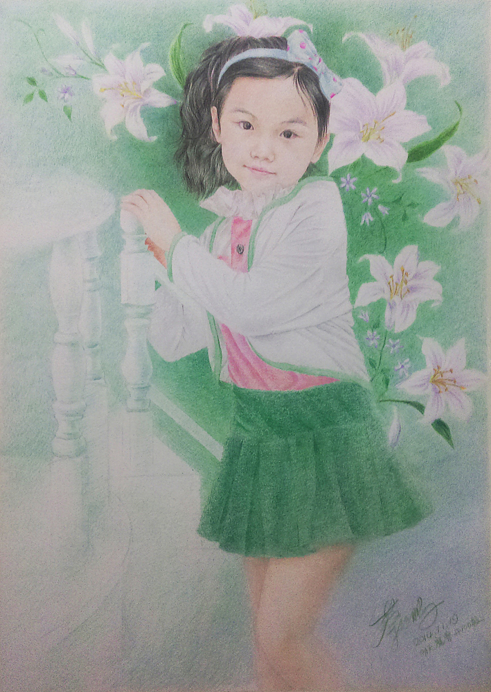 女儿（图ZMjE4MjkyOTI=） - 绘画 - 站酷设计师只露尻尾原创素材 - 站酷ZCOOL