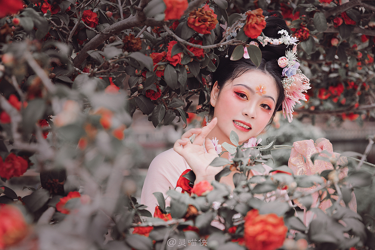 《花神梦园记》芙蓉+园林篇（图ZMjUwMzc1NDQw） - 人像摄影 - 站酷设计师灵喵侠原创素材 - 站酷ZCOOL