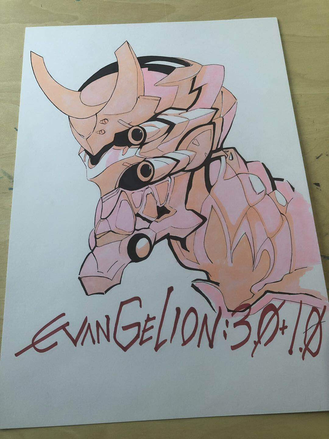 eva二号机|插画|创作习作|一只大鼻子_原创作品-站酷zcool