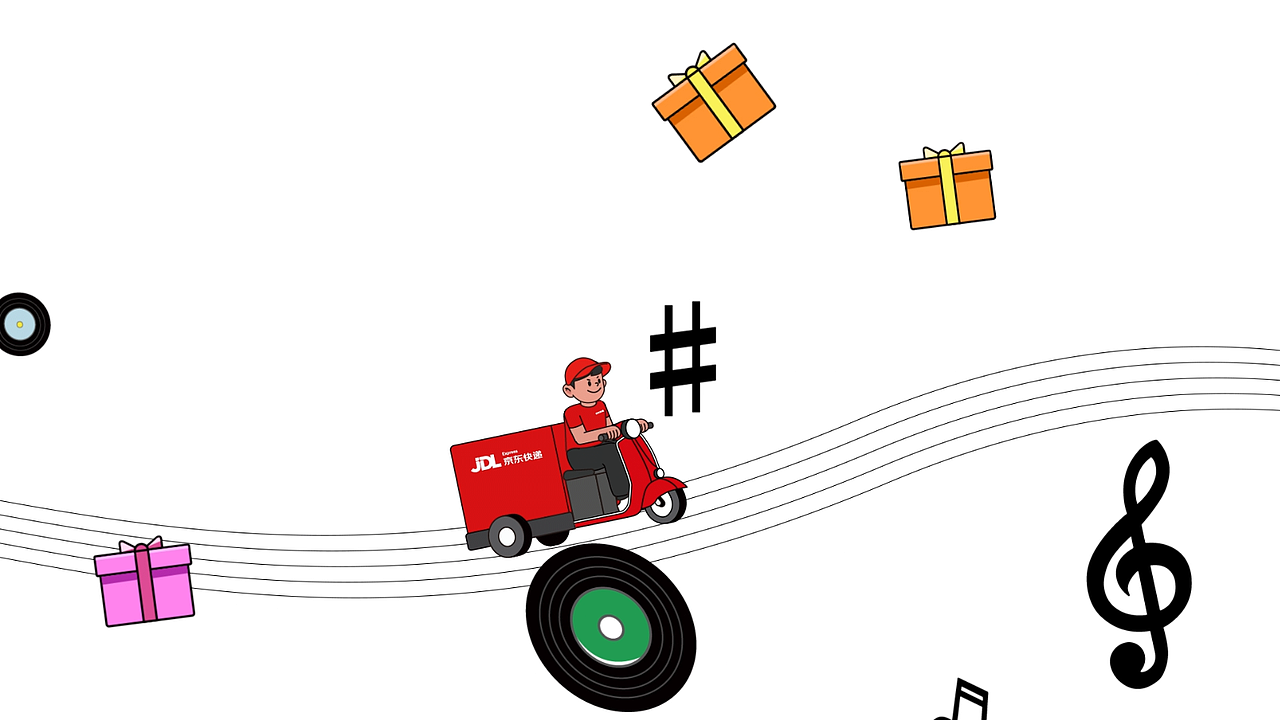 《京东物流爵士小哥》mg动画——安戈力文化_安戈力-站酷zcool