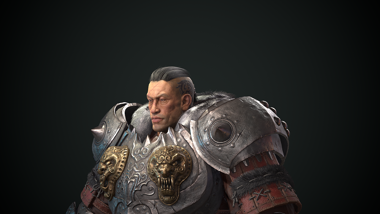 CG游戏角色 男性铠甲 AboutCG 游戏角色线下班 鄂同学（图ZMjgxMTQxMTA4） - 人物/生物 - 站酷设计师ABOUTCG原创素材 - 站酷ZCOOL