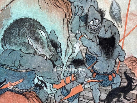 《秋猎搜山图》明子