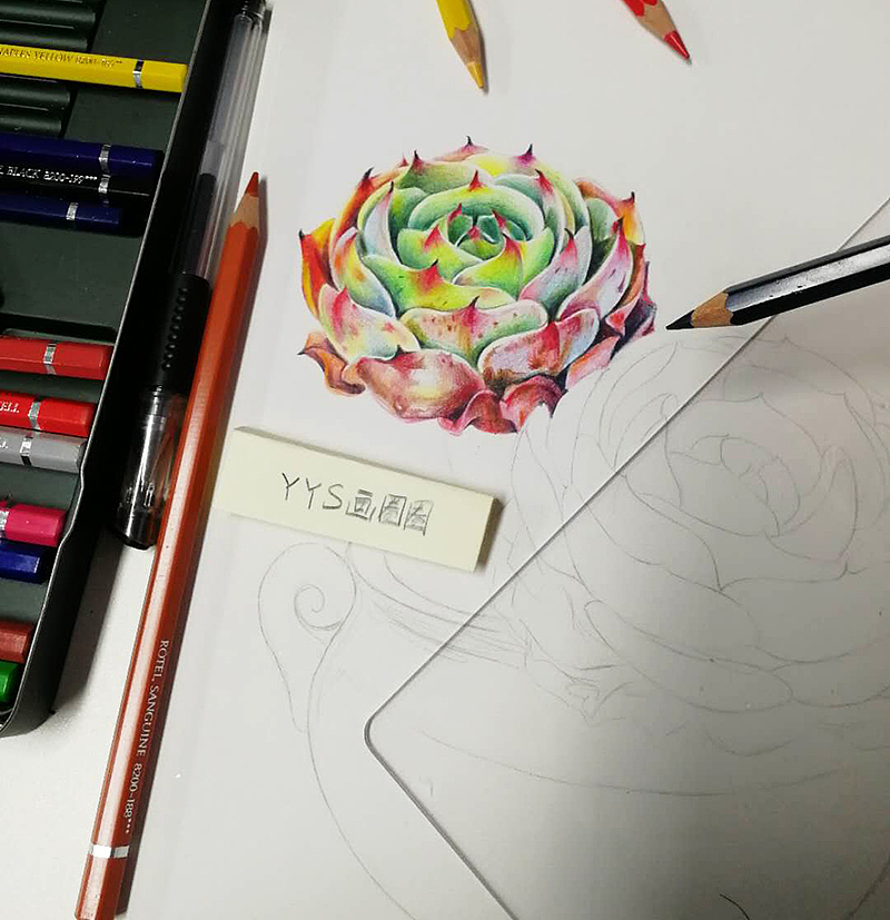 彩铅临摹练习（图ZOTkyNTg3MDg=） - 绘画 - 站酷设计师yushi6761原创素材 - 站酷ZCOOL