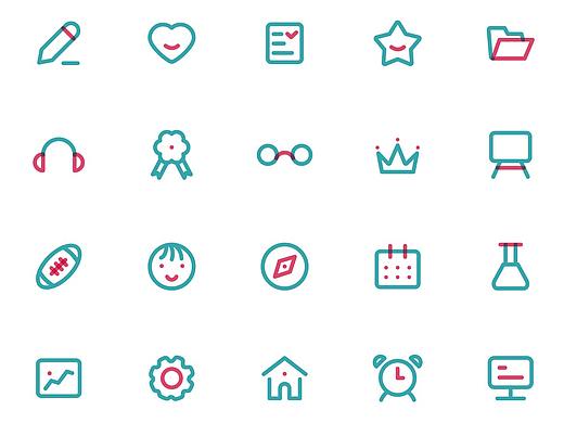 教育行业icon设计