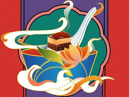 节日插画（个人主页-ZNTQxMTk3MzY=） - 创作习作 - 站酷设计师童童的夏天原创素材 - 站酷ZCOOL