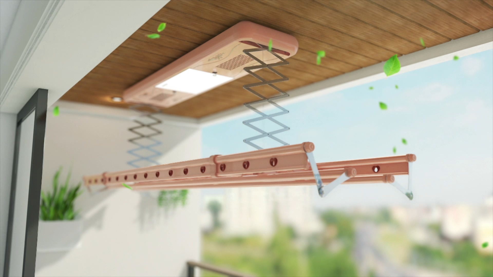 盼盼智能晾衣机