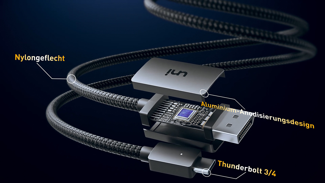 8K视频转接线Type-c 转DP视频