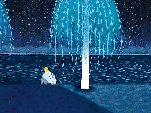 《成长路过孤独》系列5（个人主页-ZMzkxNDU4MDQ=） - 商业插画 - 站酷设计师花吃了那怪兽原创素材 - 站酷ZCOOL