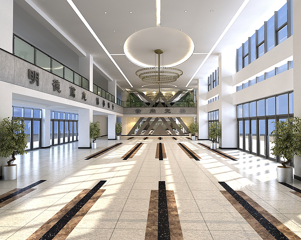学校大堂文化建设(图ZNDkyMDQzMjQ=) - 家装设计 - 站酷设计师理想全案设计原创素材 - 站酷ZCOOL