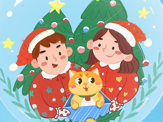 圣诞贺图（个人主页-ZMzI0MTE1OTI=） - 儿童插画 - 站酷设计师用户名0920原创素材 - 站酷ZCOOL